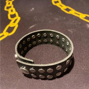 Black Studded Bracelet